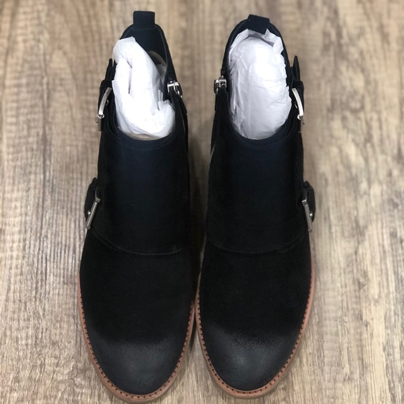 Michael Kors Suede Adam Monk Strap Bootie - Picture 2 of 7